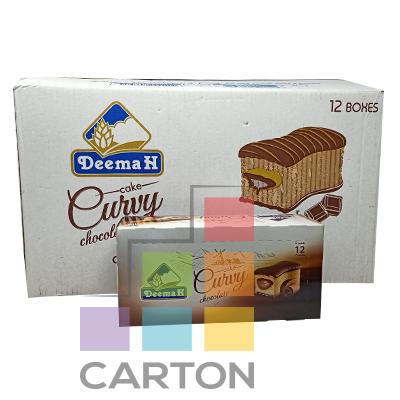 DEEMAH TREATO CURVY CHOCOLATE CAKE 12*12*45GM